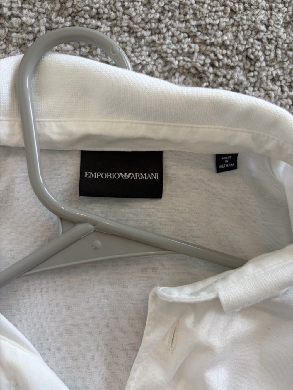Emporio Armani polo. Was $400 new. Medium fits like smalls to me - Picture 2 of 2